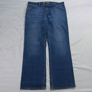 Mavi 36 x 32 Alex Low Rise‎ Bootcut Medium Wash Denim Jeans